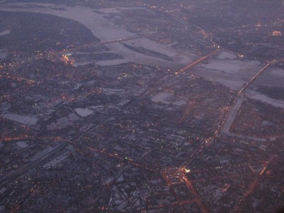 Киев: левый берег, Ленинградская пл., Русановский канал.