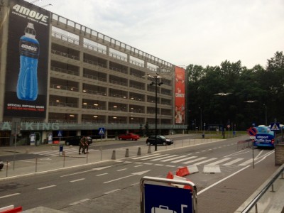 парковка аэропорта Краков