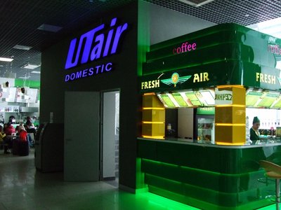 Вход на лестницу(к залу внутренних перелетов) на первом этаже