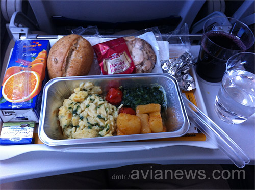 Пиание на рейсе Lufthansa Франкфурт-Киев