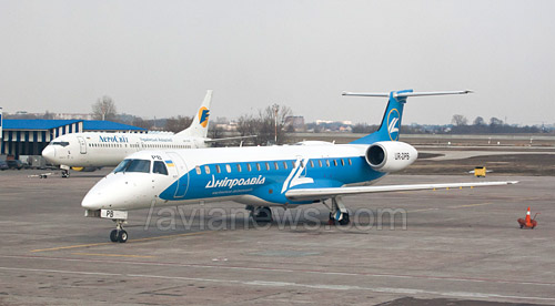 Embraer 145 авиакомпании Днеправиа