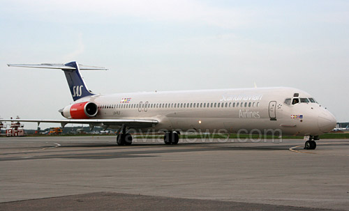 MD-82 SAS  SAS Scandinavian Airlines ( IATA: SK)    . 