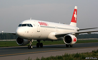 ^^  Airbus A320  Swiss Air Lines