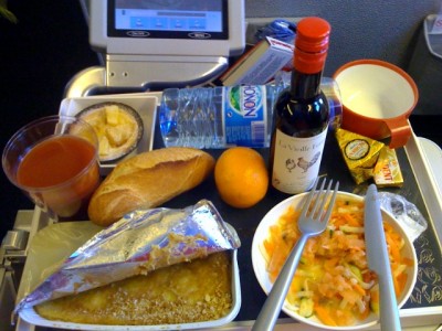 Airfrance (AF66) lunch CDG-LAX 18/12/10