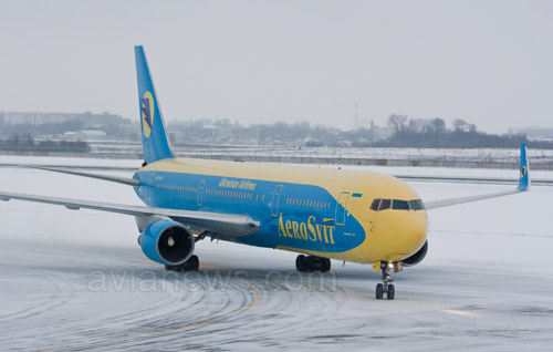 Самолет АэроСвита Boeing 767