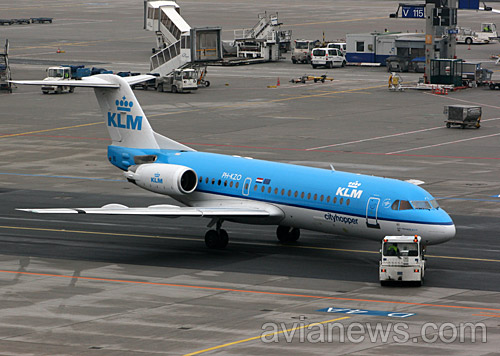 Самолет авиакомпании KLM