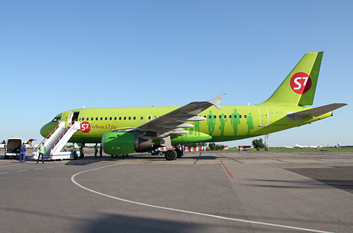 Самолет S7 Airlines в Одессе
