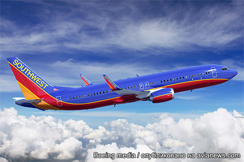 Американская бюджетная авиакомпания Southwest Airlines оформила твердый заказ на 150 самолетов Boeing-737 MAX и 58 авиалайнеров модели Boeing-737 Next Generation.