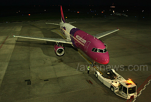 Самолет авиакомпании Wizz Air