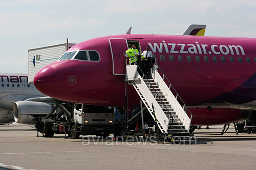 Самолет авиакомпании Wizz Air