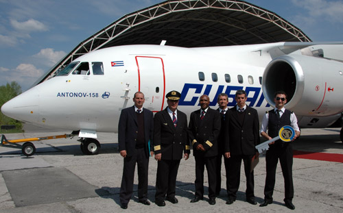 ГП Антонов передал кубинской авиакомпании Cubana de Aviacion четвертый серийный самолет Ан-158