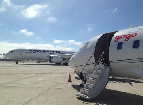 Wi-Fi  Gogo    Japan Airlines   2014 